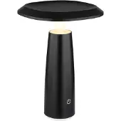 Globo Tischlampe kabellos mit Akku Touch Dimmer Tischleuchte Dimmbar schwarz 21022