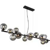 Globo Hängeleuchte Metall schwarz matt, 13x G9 LED