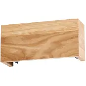 FISCHER&HONSEL GMBH Wandlampe Shine-Wood, Holz hell, für Wohn- / Esszimmer, Holz, Wandleuchte, Wandlampe Innen
