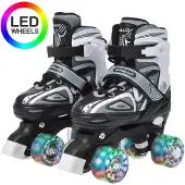 Apollo LED Rollschuhe größenverstellbar Super Quads X-Pro