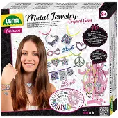 Lena Metal Jewelry Crystal Gem, Schmuck-Bastelset für Kinder, 8 Jahr(e), Mehrfarbig