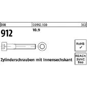 F. REYHER Nchfg. GmbH & Co. KG Zylinderschraube DIN 912 m.Innensechskant M 30 x 310 10.9