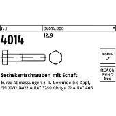 Industrial Quality Supplies Sechskantschraube ISO 4014 m.Schaft M 24 x 160 12.9