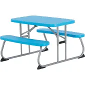 Lifetime Kunststoff Tisch für Kinder Blau 83x90x53 cm