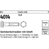 Industrial Quality Supplies Sechskantschraube ISO 4014 m.Schaft M 14 x 180 8.8