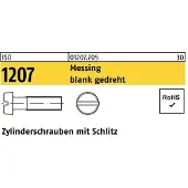 F. REYHER Nchfg. GmbH & Co. KG Zylinderschraube ISO 1207 m.Schlitz M 1 x 2 Messing blank gedreht