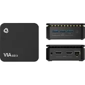 Kramer VIA-GO3, Desktop, Schwarz, Aluminium, Kensington, CE, FCC, UL, BIS, Intel