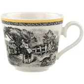 Villeroy & Boch Tasse "Frühstückstasse Audun Ferme 350 ml bunt", bunt, Porzellan, Trinkgefäße, Tasse