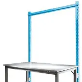 Manuflex Aufbauportal, Grundtisch SPEZIAL Arbeitstisch-/Werkbanksystem UNIVERSAL/PROFI, 1500 mm, lichtblau