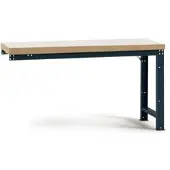 Manuflex Anbauwerkbank Profi Standard, Tischplatte Kunststoff, 1750 x 700 mm, anthrazit