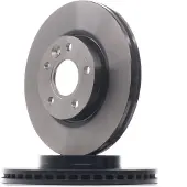 TRW Bremsscheibe DF6536 vorne, belüftet, 1 Stück