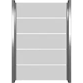 Groja Ambiente Glas-Sichtschutz Blockstreifen Sichtschutz, 120 cm