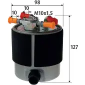 Valeo Kraftstofffilter [Hersteller-Nr. 587616] für Nissan