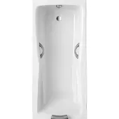 OTTOFOND Badewanne Lusaka 80 x 180 cm weiß glänzend glatt 860901