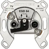 Kathrein ESD 64 Antennensteckdose für TV/Satellit/Radio