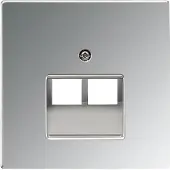 JUNG Zentralplatte UAE/IAE 2f LS chr glz GCR2969-2UA