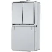 JUNG 675W Elektroschalter Rocker switch Weiß (675W)