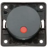 Hager 937522505, Tasten, Anthrazit, Thermoplast, IP44, Schrauben, Berker Integro Flow/Pure
