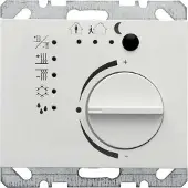 Berker 75441179 Temperaturregler mit Tasterschnittstelle K.1 polarweiß, glänzend