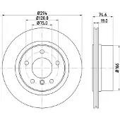 Hella Bremsscheibe PRO High Carbon 8DD 355 128-511