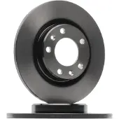 TRW Bremsscheibe DF6656 hinten, voll, 1 Stück
