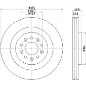 Hella Bremsscheibe PRO High Carbon 8DD 355 129-271