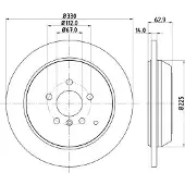 Hella Bremsscheibe PRO High Carbon 8DD 355 128-601