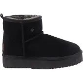 Warmbat Wallaby Plattform Schwarz - Damen Stiefel - WLY371099