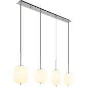 Globo Lighting Hängeleuchte Metall Nickel matt, 4x E14