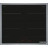 Bosch Serie 6 PXX645HC1M, Schwarz, Integriert, 60 cm, Zonen-Induktionskochfeld, 4 Zone(n), 4 Zone(n)