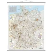 Franken Deutschland-Straßenkarte