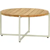 Apple Bee Condor Beistelltisch Aluminium / Teak Natural