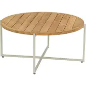 Apple Bee Condor Beistelltisch Aluminium / Teak Natural