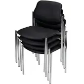 Nowy Styl 4er-Set Stapelstühle »Styl« schwarz, 45x47 cm