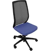 Quadrifoglio Bürostuhl Orion Stoff blau, Gestell schwarz
