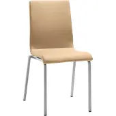 Mayer Sitzmöbel Besucherstuhl »my Life - Mikrofaser« Gestell perlsilber beige, 43x48 cm