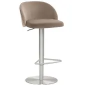 Mayer Barstuhl Sitzmöbel 1216 48 x 49 x 77 cm Stahl braun