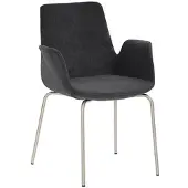 Mayer Sitzmöbel Besucherstuhl »myHELIOS« 4-Fuß-Gestell chrom grau, 48 cm