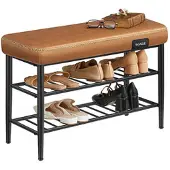Vasagle Schuhbank LSB054 80/30 cm braun, 80x50 cm