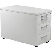 Mauser Schubladencontainer auf Rollen, 529x800mm, 3 Schubl., lichtgrau