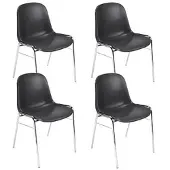 Nowy Styl Besucherstuhl BETA K02, schwarz