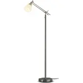 HPI Home Product Import GmbH Stehlampe - Nickelfarben - Metall - 23 x 150 cm
