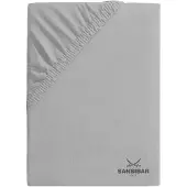 Sansibar Spannbettlaken in Titan | Gr.: 140-160 x 200-220 cm