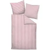 Janine modern classic Bettwäsche-Garnitur 3912 155x200cm+80x80 Farbe kreiderosa