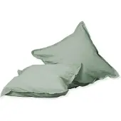 Enrico Coss Bettwäsche Stonewashed Kissenbezug einzeln 40x80 cm olive