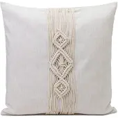 Gozze Kissenhülle Boho 50 x 50 cm Creme