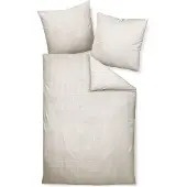 Janine Mako-Satin-Bettwäsche modernclassic Farbe naturell Größe 155x200+80x80