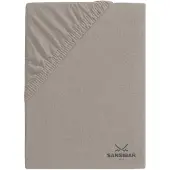 Sansibar Spannbettlaken in Taupe | Gr.: 140-160 x 200-220 cm