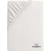 Sansibar Spannbettlaken in Offwhite | Gr.: 180-200 x 200 cm