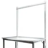 Manuflex Aufbauportal, Grundtisch STANDARD Arbeitstisch-/Werkbanksystem UNIVERSAL/PROFI, 1750 mm, lichtgrau